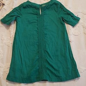 Green dress from Oshkosh. 2t
